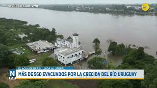 Más de 560 evacuados por la crecida del río Uruguay │N2030│130524 [upl. by Albertina]