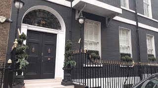 Elegant Curzon Street Shops and Homes Mayfair  London Architecture [upl. by Aenit]