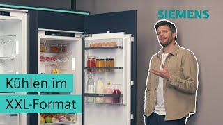 XXL Einbaukühlschrank Mehr Platz amp langanhaltende Frische der Lebensmittel  Siemens Kühlschränke [upl. by Hatfield596]