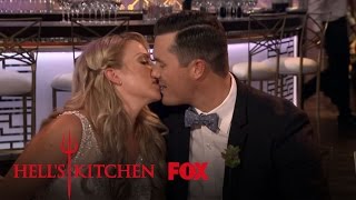 Chef Andi’s Wedding  Season 15  HELLS KITCHEN [upl. by Ahcarb]