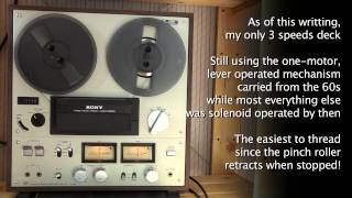 Sony TC 399 tape recorder Demo [upl. by Marve]