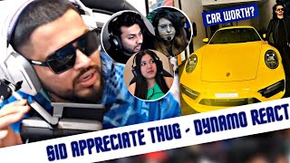 Dynamo Sid On Thug Car Worth   why Raven Left Gaming [upl. by Annawik]