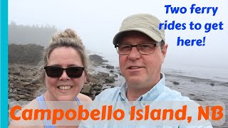 Camping 2020  Ep 2  Campobello Island  Herring Cove Provincial Park  Head Harbour Lighthouse [upl. by Nesyt368]