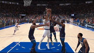 Knicks vs Timberwolves  NBA 2K25 Gameplay [upl. by Maice424]