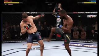 UFC3 Wonderboy vs Leon Edwards [upl. by Lonee890]