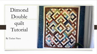 Diamond Double Quilt tutorial [upl. by Saref]