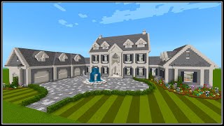 Minecraft How to Build a Mansion 8  PART 1 [upl. by Nomelc434]