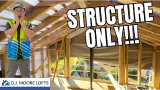 What Is A STRUCTURE ONLY Loft Conversion DJ MOORE LOFTS [upl. by Schafer900]