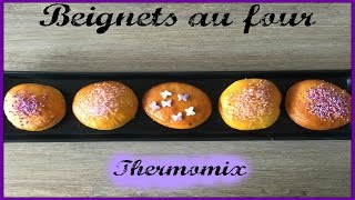 Beignets au four au thermomix [upl. by Attekal428]