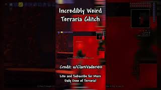 Incredibly Weird Terraria Glitch terraria gaming glitch [upl. by Ainegue]