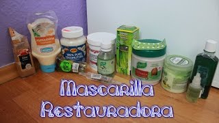 Mascarilla para pelo Teñido Seco y Maltratado [upl. by Bixler]