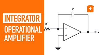 Integrator  Operational Amplifier  Basic Circuits 14 [upl. by Nilrem212]