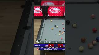 Is this the craziest end to a match ever 😱🔥 ultimatepoolusa Pool 8ballpool snooker billiards [upl. by Esmerolda507]