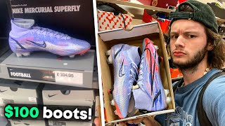 INSANE Soccer Deals at the OUTLETS  100 Mbappe Mercurial and More [upl. by Kashden]