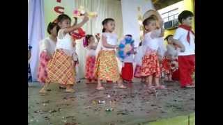 Folk dance performed by nursery [upl. by Elleda]