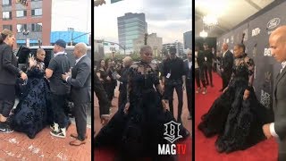 Janet Jackson Does quotBlack Girls Rockquot Red Carpet Like A Queen 👑 [upl. by Aillicirp]