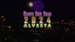 🎆 Happy New Year 2024 🎇 Alvesta  Sweden [upl. by Nivej414]