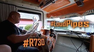 LOUD SCANIA R730 V8 CRUISE [upl. by Atiral]