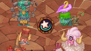 Celestial Island All Adult Monsters  Sounds And Animations  My Singing Monsters [upl. by Turnheim]