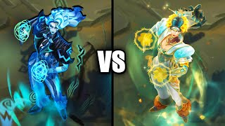 Prestige La Ilusion Renata Glasc vs Fright Night Renata Glasc Skins Comparison League of Legends [upl. by Salter]