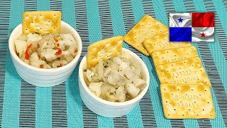 Receta de CEVICHE de CORVINA  ESTILO PANAMEÑO delicioso [upl. by Eiddal]