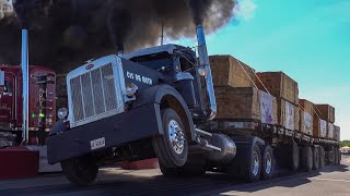 2023 Great Lakes Big Rig Challenge Loaded Semi Drag Racing [upl. by Nobile433]