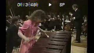 Evelyn Glennie plays Ney Rosauro Marimba Concerto II [upl. by Airrat]