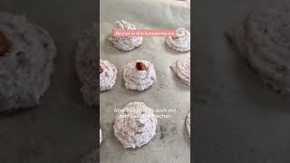 Omas SECRET Haselnuss Makronen Rezept 🥰🌰 christmasbaking [upl. by Daniele]