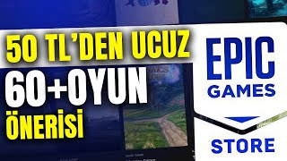 50 TL Altı 60 Oyun Epic Games Yılbaşı 2023 İndirimlerinden Oyun Önerileri [upl. by Nap]