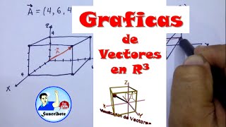 Graficas de Vectores en R3  Harold Alvarez [upl. by Len]