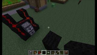 Minecraft tutorial Build a simple flamethrower [upl. by Mercy262]