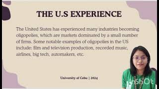 Oligopoly  Sales and Profit US experience Barriers to Entry and the welfare effect of oligopoly [upl. by Adnohs]