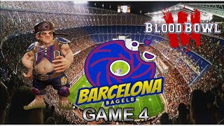 Halflings Vs Halflings again  Blood Bowl 3  Barcelona Bagels Game 4 [upl. by Auohs]