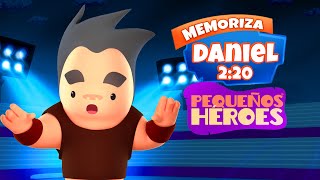 DANIEL 220 🙌 💥 BIBLIA PARA NIÑOS  Memoriza la Biblia con Pequeños Héroes para niños [upl. by Sucramraj]