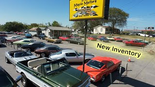 Classic American Hot Rods Maple Motors Inventory Update 91624 Muscle Cars For Sale Deals Rides USA [upl. by Eelyma]