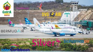 CARIFTA GAMES 2024 CHARTERS PT2 BAHAMAS BERMUDA AIR CAL INTER SILVER B737E75SATR 7242B38MDHC6 [upl. by Ellmyer]