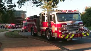 ACTIVE SHOOTERMCI ALARM  DISPATCH AUDIO amp ON SCENE FOOTAGE  Fairfax County Fire Rescue Department [upl. by Anniken485]