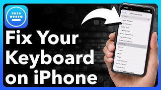 How To Fix Keyboard On iPhone [upl. by Aihpled]