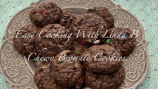 Chewy Brownie Cookies cookies browniecookies [upl. by Ivetts]