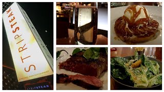 STRIPSTEAK  Las Vegas Dining Review  Mandalay Bay Fine Dining [upl. by Ieluuk]