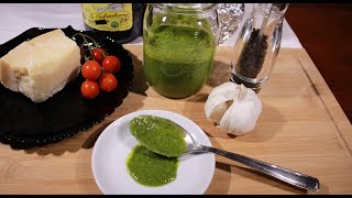 PESTO ALLA GENOVESE RICETTA  PESTO FATTO IN CASA RICETTA [upl. by Comptom]