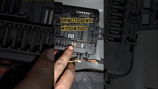 BMW 320d diesel power window fuse locationBMW fuse shots mechanic faruquebhairf [upl. by Anh]