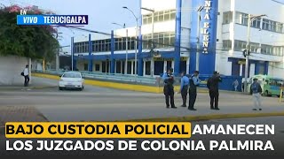 Bajo custodia policial amanecen los juzgados de colonia Palmira [upl. by Licec]