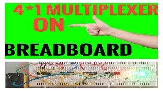 12 41 MULTIPLEXER USING GATE IC  MULTIPLEXER  7411 IC [upl. by Ulrich]