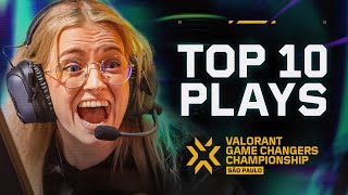 TOP 10 Plays  VALORANT Game Changers Championship 2023 [upl. by Flavian]