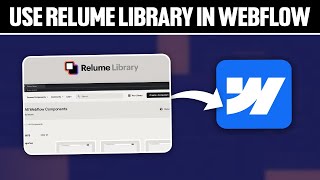 How To Use Relume Library in Webflow 2024 Full Tutorial [upl. by Hotchkiss956]