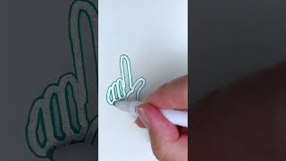 Draw m to Love easy drawing ideas for kids kids creative inspiration love [upl. by Eitsyrhc557]