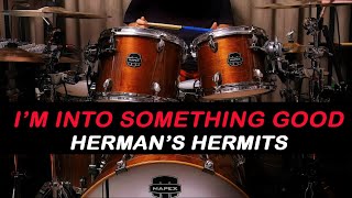 HERMANS HERMITS  IM INTO SOMETHING GOOD  DRUM COVER [upl. by Sigismundo50]