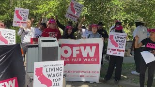 New campaign to increase California minimum wage to 2224 [upl. by Anaik]