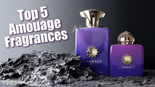 TOP 5 AMOUAGE FRAGRANCES [upl. by Ahsinac]